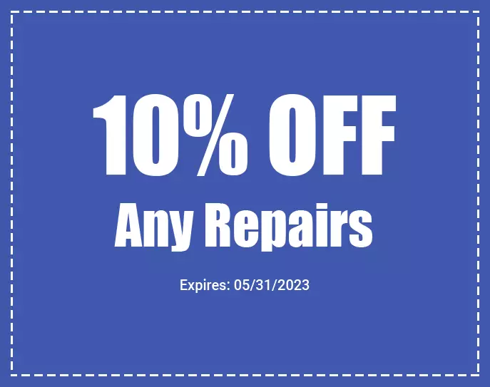 10 off any repairs