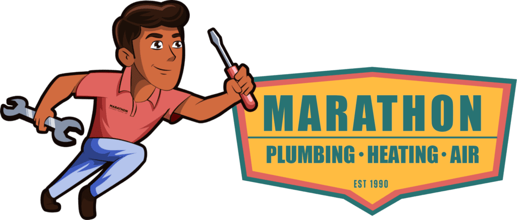 marathon plumbing heating air logo