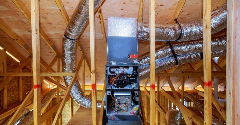 Furnace an Heater Repairs in Attic