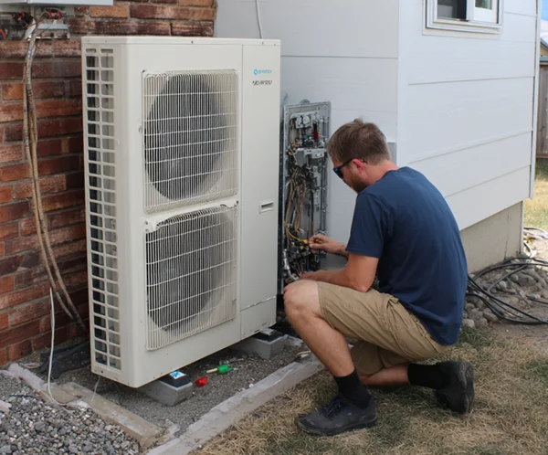 heat pump install